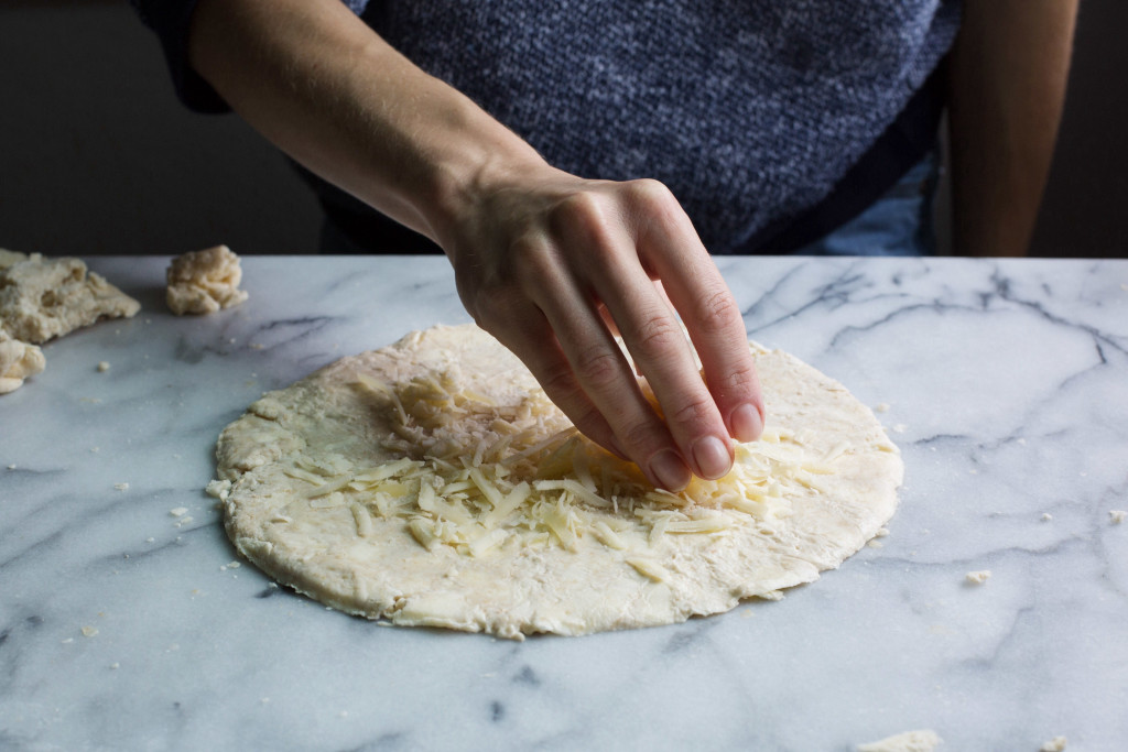 italian sausage and gruyere galette with duck fat crust // www.ohhoneybales.com