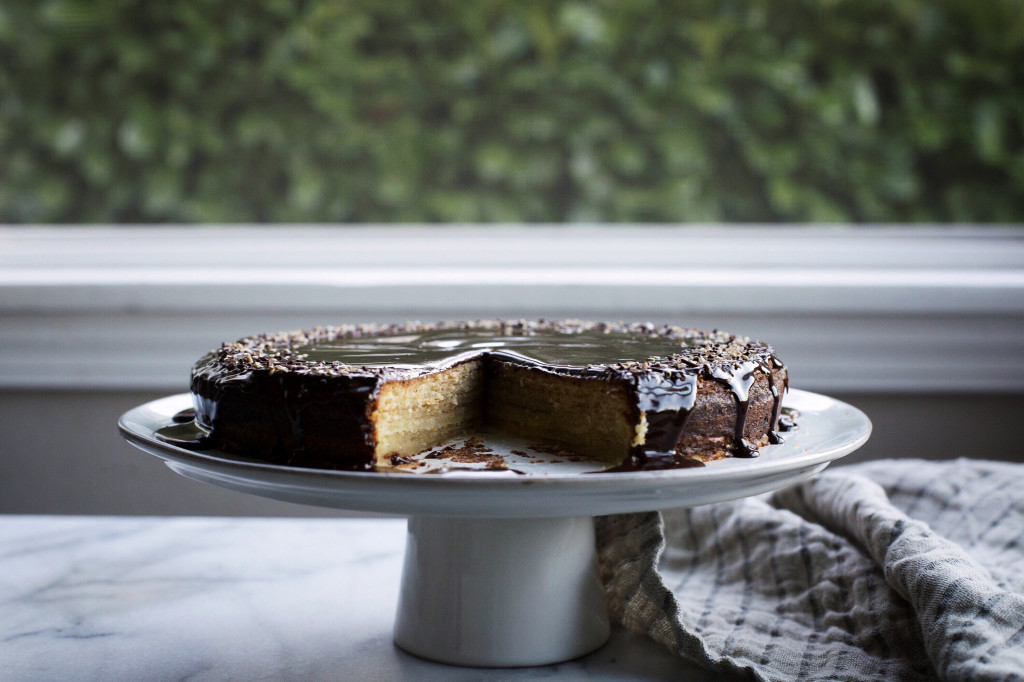 orange and fennel scented brown butter crepe-like cake // ohhoneybakes.com