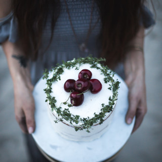 thyme butter and lemon cake // an evening on the oregon coast