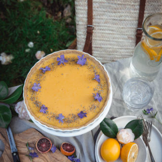 meyer lemon and blood orange tart (gluten-free) // ohhoneybakes.com